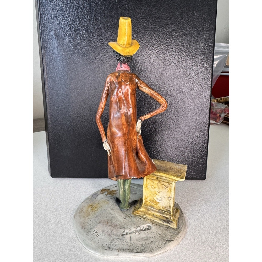 Vintage Lo Scricciolo Lawyer Attorney Figurine Giovanni G Duso Italy 82B AS-IS - Picture 5 of 14